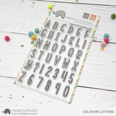Mama Elephant Stempel Color me Letters
